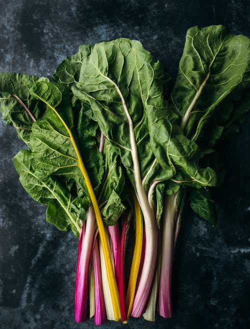 Chard, Swiss (med to leg Sm. leaves) 1/2 lb - Castle Valley Farms